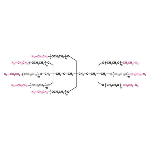 八臂聚乙二醇叠氮化物(TP),[8-arm PEG-N3(TP)] 8-arm Poly(ethylene glycol) azide(TP)