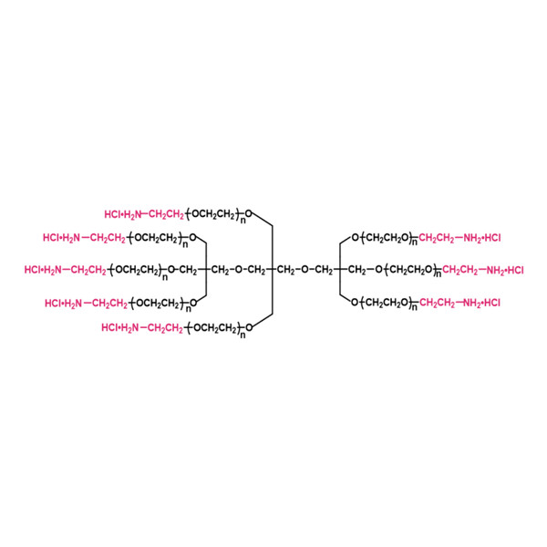 八臂聚乙二醇胺盐酸盐(TP),[8-arm PEG-NH2·HCl(TP)] 8-arm Poly(ethylene glycol) amine hydrochloride salt(TP)