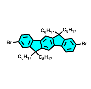 2,8-二溴-6,12-二氢-6,6,12,12-四辛基-茚并[1,2-B]芴,2,8-Dibromo-6,12-dihydro-6,6,12,12-tetraoctyl-indeno[1,2-b]fluorene