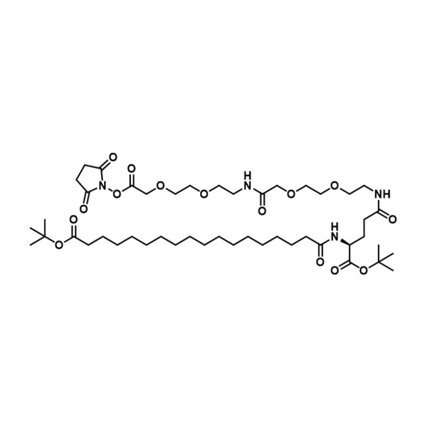 索瑪魯肽活性酯修飾劑,tBuO-Ste-Glu(AEEA-AEEA-OSu)-OtBu