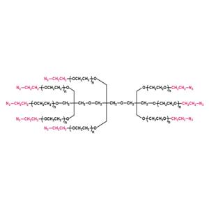 八臂聚乙二醇叠氮化物(TP),[8-arm PEG-N3(TP)] 8-arm Poly(ethylene glycol) azide(TP)