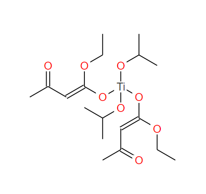 二异丙氧二(乙氧乙酰乙酰)合酞,TITANIUM(IV) BIS(ETHYL ACETOACETATO)-DII SOPROPOXIDE, TECH.