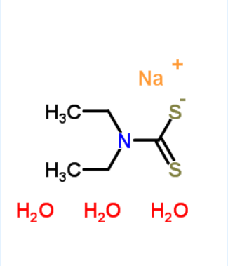 二乙基二硫代氨基甲酸钠(三水),Sodium diethyldithiocarbamate trihydrate