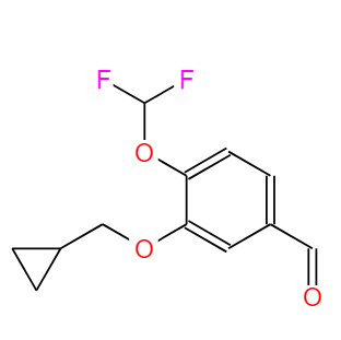 4-(二氟甲氧基)-3-(環(huán)丙基甲氧基)苯甲醛,4-(DIFLUOROMETHOXY)-3-(CYCLOPROPYLMETHOXY)-BENZALDEHYDE