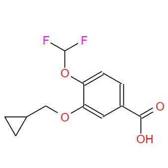 3-(环丙甲氧基)-4-(二氟甲氧基)苯甲酸,3-Cyclopropylmethoxy-4-difluoromethoxy-benzoic acid