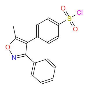 4-(5-甲基-3-苯基-4-异恶唑)苯磺酰氯,4-(5-Methyl-3-phenylisoxazol-4-yl)benzene-1-sulfonylchloride