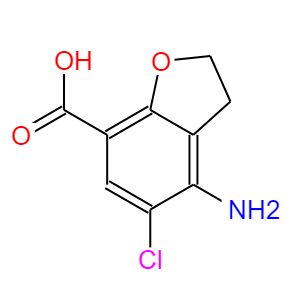 4-氨基-5-氯-2,3-二氢苯并呋喃-7-羧酸,4-AMino-5-chloro-2,3-dihydrobenzo[b]furan-7-carboxylic acid