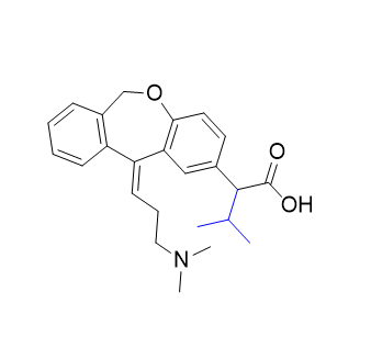 奧洛他定雜質(zhì)07,(Z)-2-(11-(3-(dimethylamino)propylidene)-6,11-dihydrodibenzo[b,e]oxepin-2-yl)-3-methylbutanoic acid