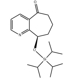 (R)-9-((三异丙基硅基)氧基-6,7,8,9-四氢-5H-环庚[B]吡啶-5-盐酸盐,(R)-9-((triisopropylsilyl)oxy)-6,7,8,9-tetrahydro-5H-cyclohepta[b]pyridin-5-onehydrochloride