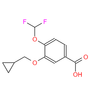 3-(环丙甲氧基)-4-(二氟甲氧基)苯甲酸,3-Cyclopropylmethoxy-4-difluoromethoxy-benzoic acid