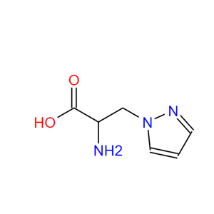 2-氨基-3-(1-吡唑基)丙酸,(±)-alpha-amino-1H-pyrazole-1-propionic acid