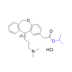 奥洛他定杂质05,isopropyl (Z)-2-(11-(3-(dimethylamino)propylidene)-6,11-dihydrodibenzo[b,e]oxepin-2-yl)acetate
