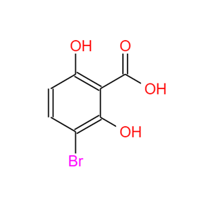 3-溴-2,6-二羟基苯甲酸