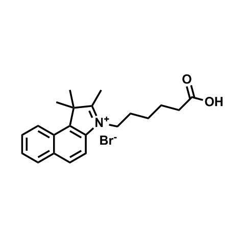 3-(5-Carboxypentyl)-1,1,2-trimethyl-1H-benzo[e]indol-3-ium bromide