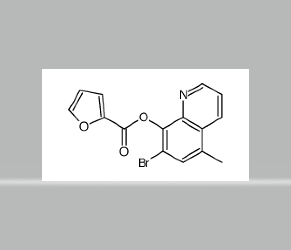 7-bromo-5-methyl-8-quinolyl 2-furoate,7-bromo-5-methyl-8-quinolyl 2-furoate