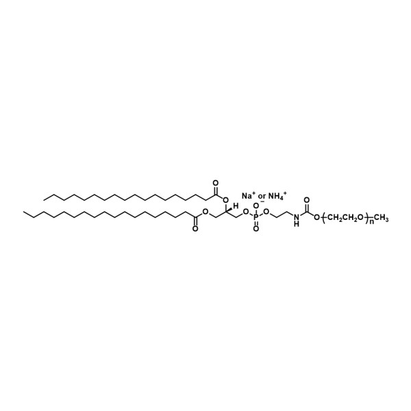 聚乙二醇單甲醚化-1,2-二硬脂酸-3-磷脂酰乙醇胺,[mPEG-DSPE] 1,2-distearoyl-sn-glycero-3-phosphoethanolamine-N-[methoxypoly(ethylene glycol)]