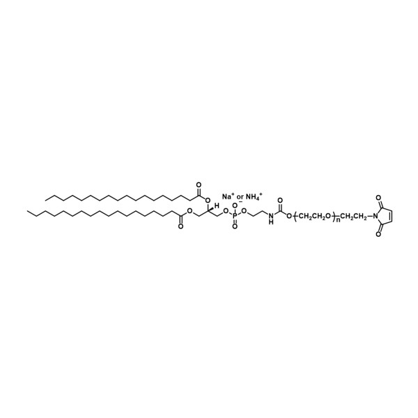 α-马来酰亚胺基-ω-1，2-二硬脂酸-3-磷脂酰乙醇胺聚乙二醇,[DSPE-PEG-MAL] α-Maleimidyl-ω-distearoyl-sn-glycero-3-phosphoethanolamino poly(ethylene glycol)