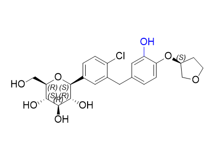 恩格列凈雜質(zhì)37,(2S,3R,4R,5S,6R)-2-(4-chloro-3-(3-hydroxy-4-(((S)-tetrahydrofuran-3-yl)oxy)benzyl)phenyl)-6-(hydroxymethyl)tetrahydro-2H-pyran-3,4,5-triol