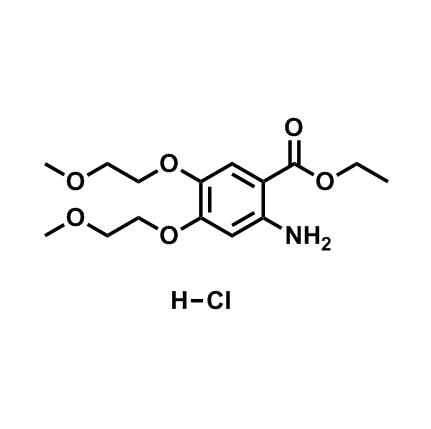 2-氨基-4,5-二(甲氧乙氧基)苯甲酸乙酯盐酸盐,2-Amino-4,5-bis(2-methoxyethoxy)benzoic acid ethyl ester hydrochloride