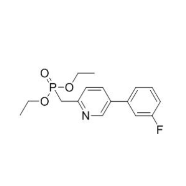 沃拉帕沙,Phosphonic acid, [[5-(3-fluorophenyl)-2-pyridinyl]Methyl]-, diethyl ester