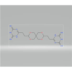 3,9-双[2-(3,5-二氨基-2,4,6-三氮杂苯基)乙基]-2,4,6,8-四氧螺[5.5]十一烷,3,9-BIS[2-(3,5-DIAMINO-2,4,6-TRIAZAPHENYL)ETHYL]-2,4,8,10-TETRAOXASPIRO[5.5]UNDECANE