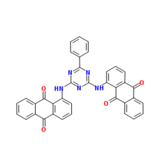 透明黄RN,1,1'-[(6-phenyl-1,3,5-triazine-2,4-diyl)diimino]bisanthraquinone