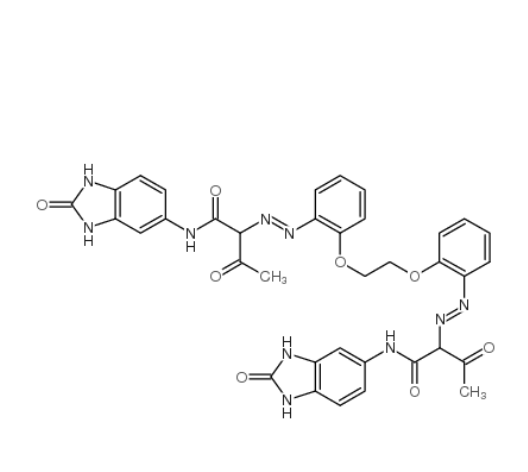 颜料黄 HG,2,2'-[ethylenebis(oxyphenyl-2,1-eneazo)]bis[N-(2,3-dihydro-2-oxo-1H-benzimidazol-5-yl)-3-oxobutyramide
