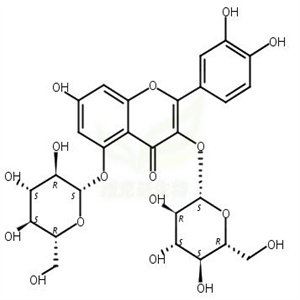 槲皮素 3,5-双葡萄糖苷,Quercetin 3,5-O-diglucoside