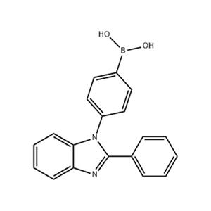 [4-(2-苯基-1H-苯并咪唑-1-基)苯基]硼酸,:[4-(2-Phenyl-1H-benzimidazol-1-yl)phenyl]boronicacid