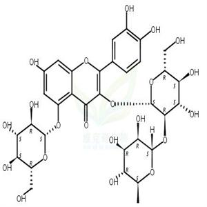 Quercetin-3-O-[alpha-L-rhamnose-(1→2)-beta-D-glucopyranosyl]-5-O-beta-D-glucopyranoside