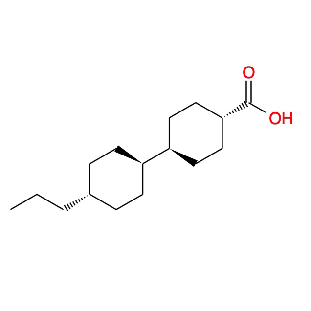 4-丙基双环己烷甲酸,trans-4'-Propyl-(1,1'-bicyclohexyl)-4-carboxylic acid