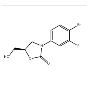 (5R)-3-(4-溴-3-氟苯基）-5-羟甲基恶唑烷-2-酮;特地唑胺中间体
