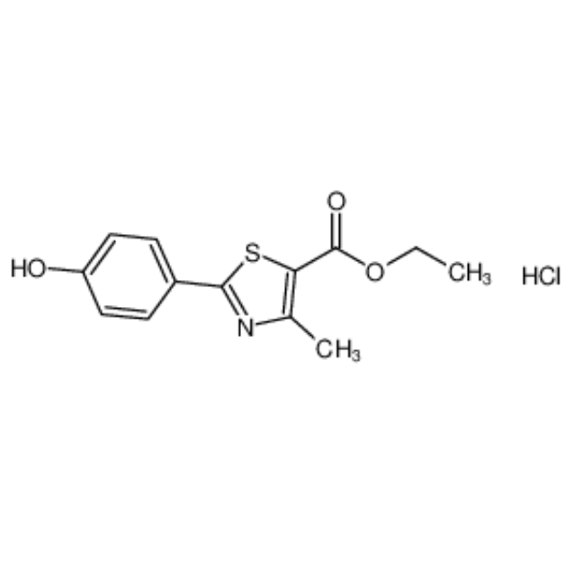 2-(4-羟苯基)-4-甲基噻唑-5-甲酸乙酯盐酸盐,Ethyl 2-(4-Hydroxyphenyl)-4-methylthiazole-5-carboxylate Hydrochloride