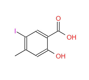 2-羟基-5-碘-4-甲基苯甲酸,2-Hydroxy-5-iodo-4-methylbenzoic acid