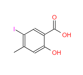 2-羥基-5-碘-4-甲基苯甲酸,2-Hydroxy-5-iodo-4-methylbenzoic acid