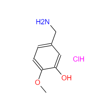 3-羥基-4-甲氧基芐胺鹽酸鹽,3-Hydroxy-4-methoxybenzylamine hydrochloride