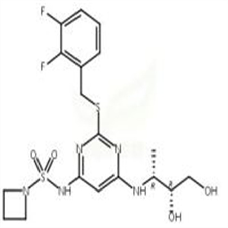 N-(2-((2,3-二氟苄基)硫基)-6-(((2R,3R)-3,4-二羟基丁烷-2-基)氨基)嘧啶-4-基)氮杂环丁烷-1-磺酰胺,SRT3109