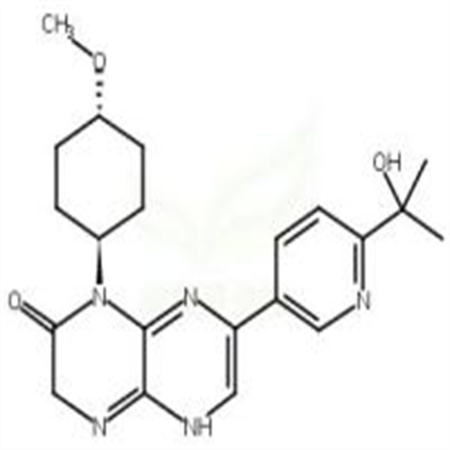 7-(6-(2-羟基丙-2-基)吡啶-3-基)-1-(反式-4-甲氧基环己基)-3,4-二氢吡嗪并[2,3-b]吡嗪-2(1H)-酮,CC-223