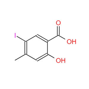 2-羟基-5-碘-4-甲基苯甲酸,2-Hydroxy-5-iodo-4-methylbenzoic acid