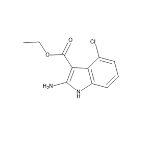 ETHYL 2-AMINO-4-CHLORO-1H-INDOLE-3-CARBOXYLATE