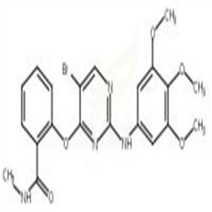 2-((5-溴-2-((3,4,5-三甲氧基苯基)氨基)嘧啶-4-基)氧基)-N-甲基苯甲酰胺,SBI-0206965