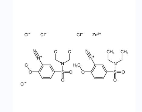 5-(diethylsulfamoyl)-2-methoxybenzenediazonium,tetrachlorozinc(2-),5-(diethylsulfamoyl)-2-methoxybenzenediazonium,tetrachlorozinc(2-)