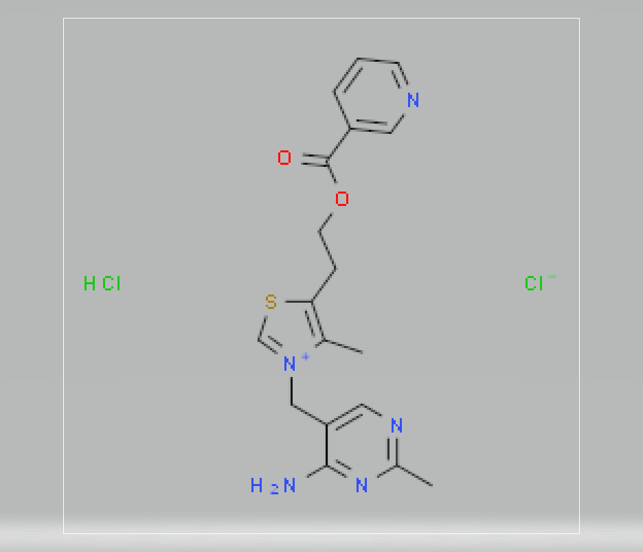 Thiamine, nicotinate (ester), monohydrochloride,Thiamine, nicotinate (ester), monohydrochloride