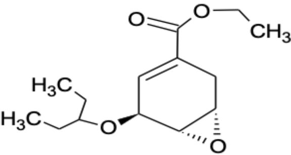 5-(戊烷-3-基氧基)-7-氧代-雙環(huán)[4.1.0]庚-3-烯-3-羧酸乙酯;奧司他韋環(huán)氧化物,(1S,5R,6S)-Ethyl5-(pentan-3-yl-oxy)-7-oxa-bicyclo[4.1.0]hept-3-ene-3-carboxylate