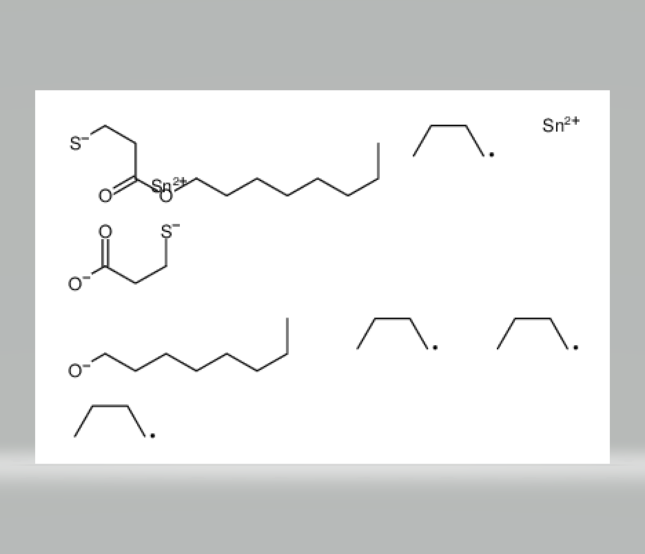 二丁基[[3-[[二丁基[(2-羧乙基)硫代]甲锡烷基]硫代]丙酰]氧基](辛氧基)锡烷辛酯,dibutyl[[3-[[dibutyl[[2-[(octyloxy)carbonyl]ethyl]thio]stannyl]thio]propionyl]oxy](octyloxy)stannane