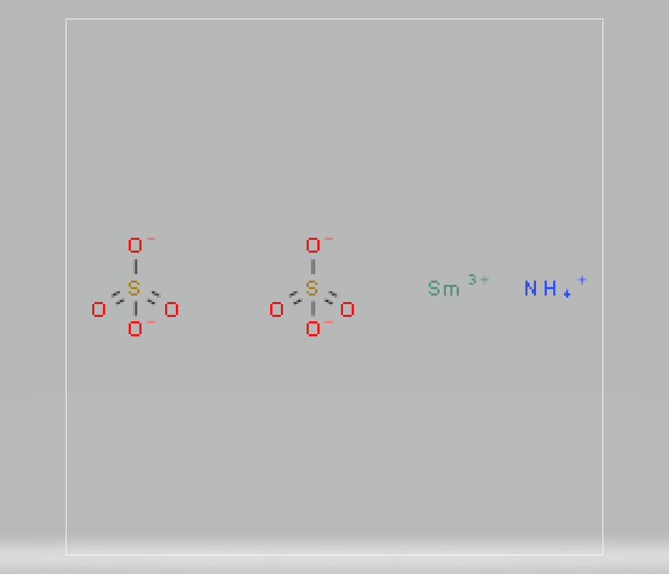 ammonium samarium(3+) disulphate,ammonium samarium(3+) disulphate