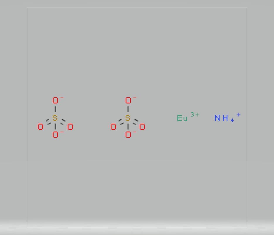 ammonium europium(3+) disulphate,ammonium europium(3+) disulphate