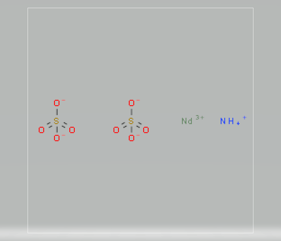 ammonium neodymium(3+) disulphate,ammonium neodymium(3+) disulphate