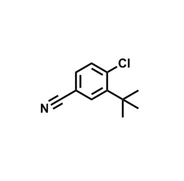 3-(叔丁基)-4-氯苯甲腈,3-(tert-Butyl)-4-chlorobenzonitrile