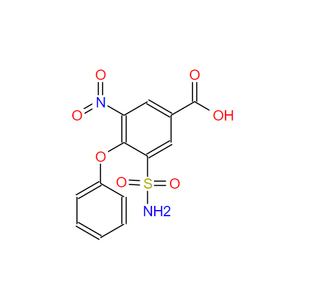 3 - 硝基-4 - 苯氧- 5-氨磺酰苯甲酸,3-Nitro-4-phenoxy-5-sulfaMoylbenzoic Acid